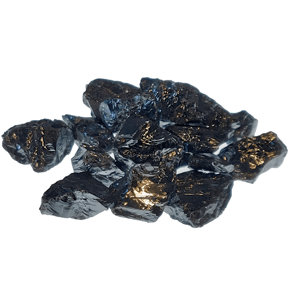 a close up image of raw material silicon